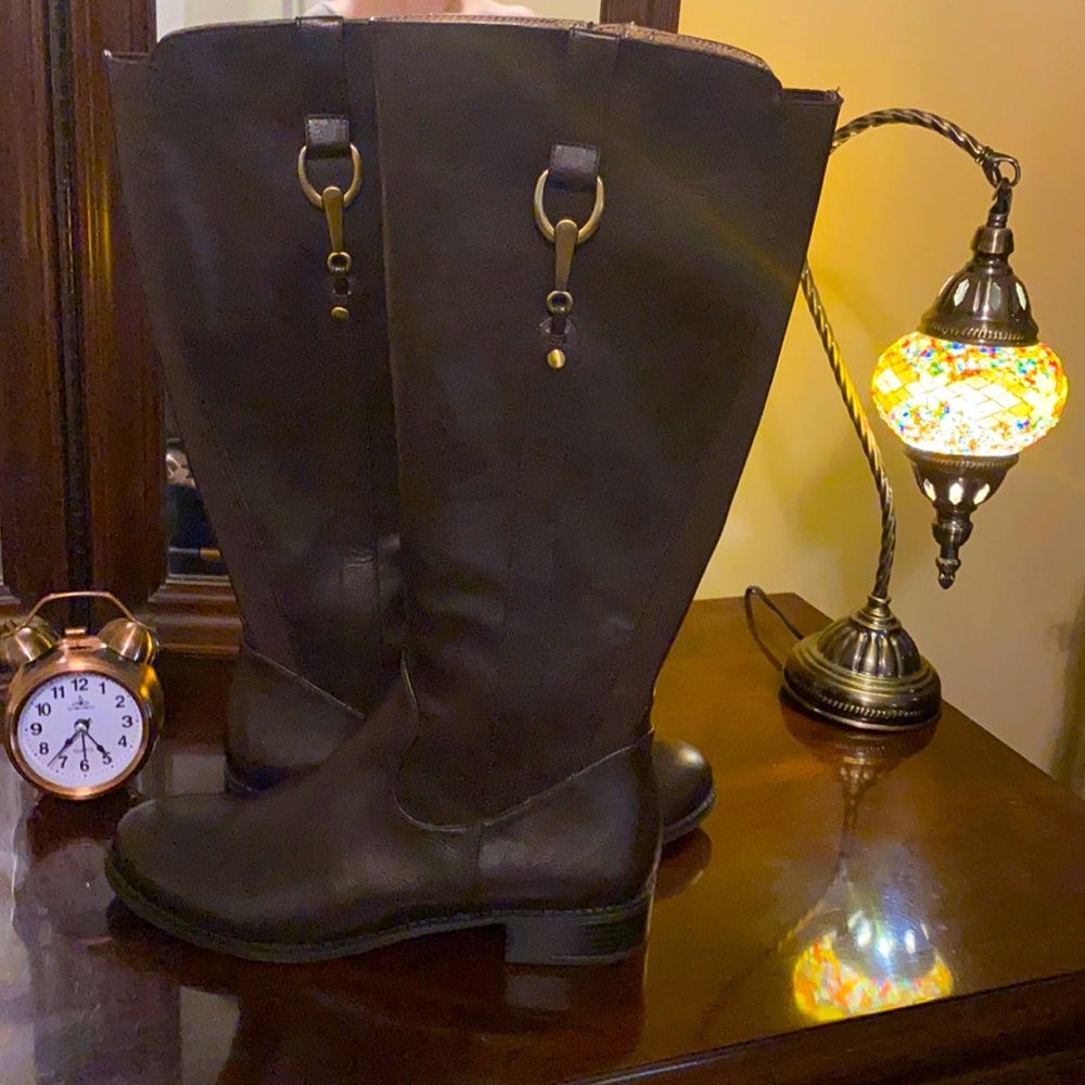 Knee High Brown Boots